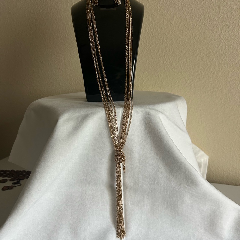 a'gaci Gold Layered Necklace